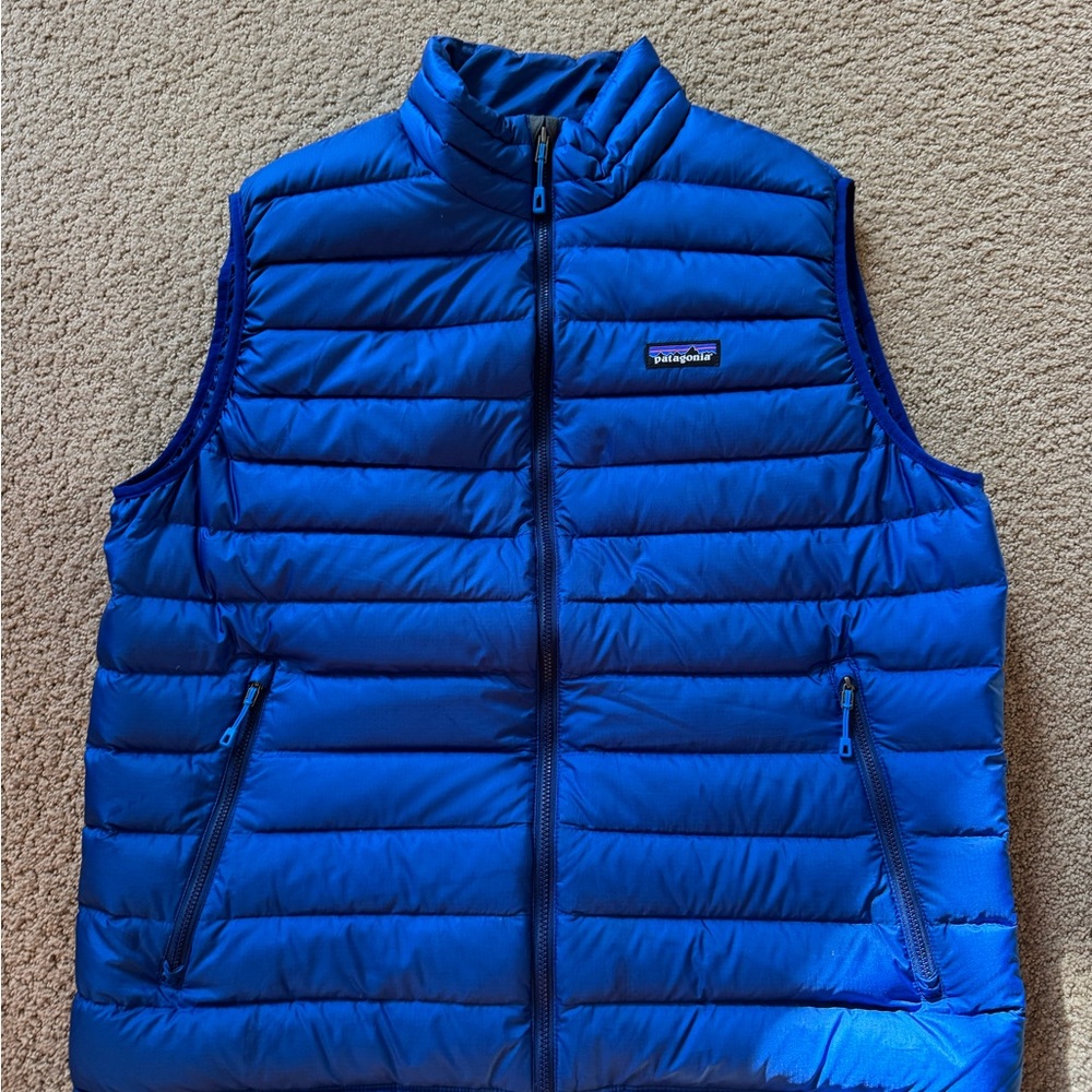 Patagonia Vibrant Blue Quilted Vest